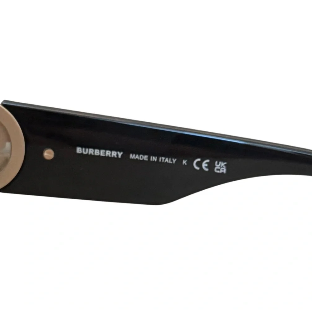 NWT Authentic Burberry Black Square Sunglasses - Picture 4 of 5